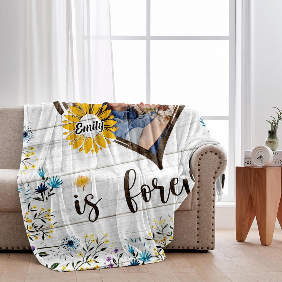 If We Had A Flower - Personalized Mother Blanket
