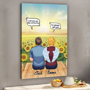Je parle encore de toi - Toile et affiche commémoratives personnalisées