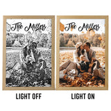 Love Family - Personalized Family Light Photo Frame