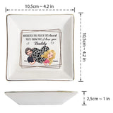 Whenever You Touch This Heart - Gift for mom, grandma, grandpa, daughter, son, granddaughter, grandson, wife, husband, dad, aunt, uncle, sister, brother - Personalized Jewelry Dish