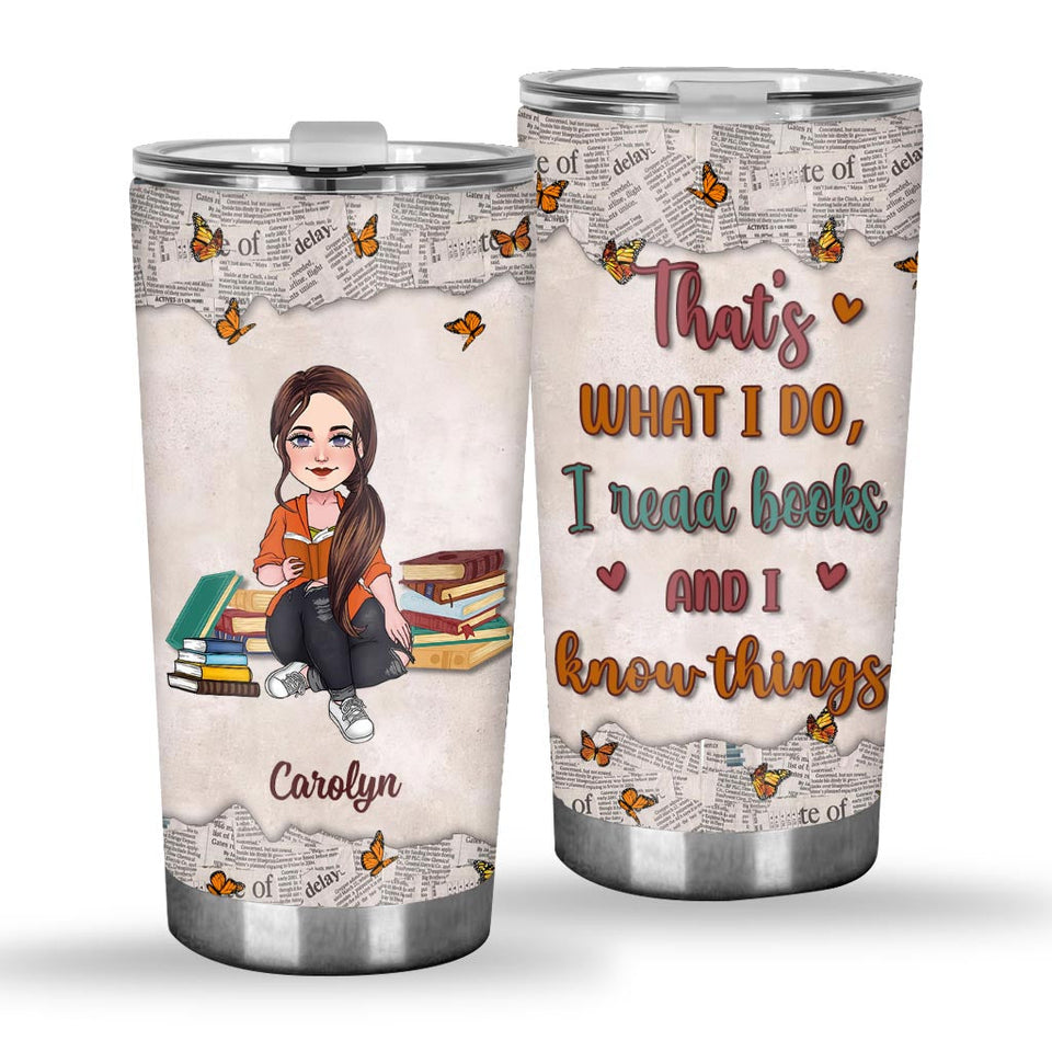 I Love Days When My Only Problem Is Which Book To Read - Book gift for mom, daughter, girlfriend, wife - Personalized Tumbler