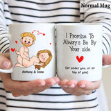 I Just Want You To Be Happy - Couple gift for husband, wife, boyfriend, girlfriend - Personalized Mug