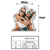 Custom Photo Humanoid - Personalized Sibling Shaped Pillow
