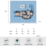 Cat Lover - Personalized Cat Blanket