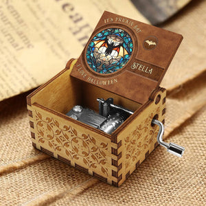 It's Frickin' Bat I Love Halloween - Personalized Witch Hand Crank Music Box