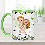Lovely Couple - Personalized Couple Accent Mug
