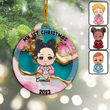 My 1st Christmas - Personalized Newborn Ornament