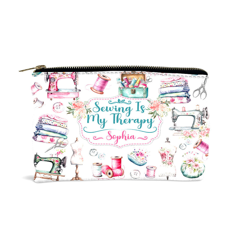 Sewing Colorful Pattern - Personalized Sewing Pouch