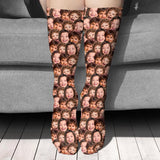 Love You Dad - Gift for dad, grandma, grandpa, mom, uncle, aunt, brother, sister, son, daughter, granddaughter, grandson, husband, wife, boyfriend, girlfriend - Personalized Socks