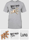 Best Dad Ever - Personalized Father T-shirt And Hoodie