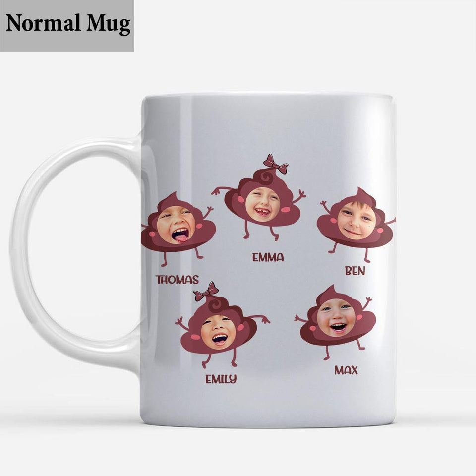 Daddy's Little Shit - Gift for dad, grandpa, mom, uncle, aunt, grandma - Personalized Mug