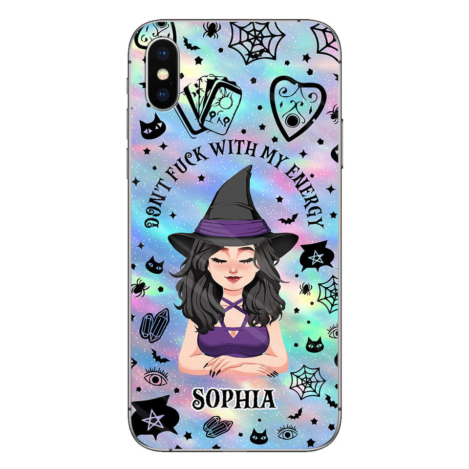 Don't F With My Energy - Personalized Witch Phone Case