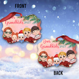 My Grandkids 2023 - Personalized Grandma Aluminium Ornament
