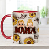 Best Grandma/Nana/Mimi Ever - Gift for grandma - Personalized Accent Mug
