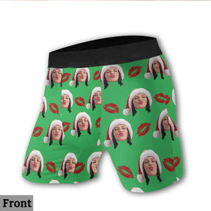 Custom Photo Men's Boxer - gift for husband, boyfriend - Personalized Men’s Boxer Briefs