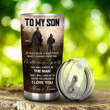 To My Son - Personalized Hunting Tumbler