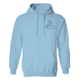 Custom Line Art - Personalized Uncle Embroidered Hoodie
