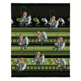 Love Fishing - Personalized Fishing Blanket