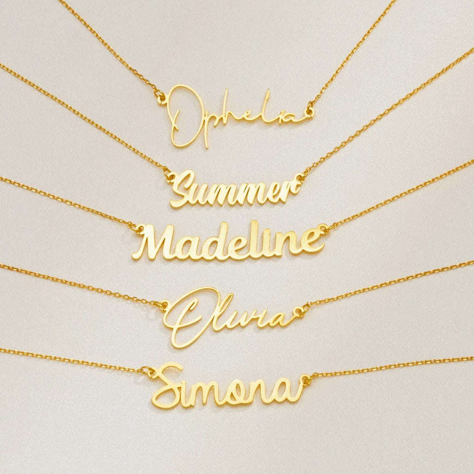 Custom Name - Personalized Sister Name Necklace