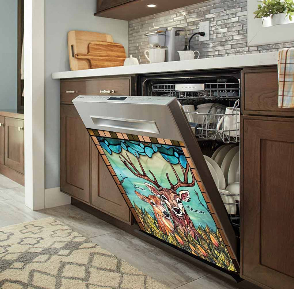 You & Me We Got This - Personalized Hunting Dishwasher Cover