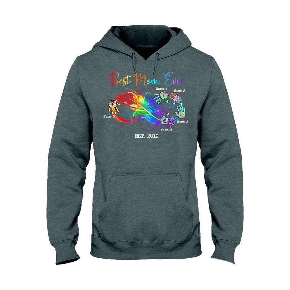 Blessed Mama - Gift for mom, grandma - Personalized T-shirt And Hoodie