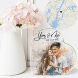 You And Me We Got This - Personalized Couple Custom Shaped Acrylic Plaque