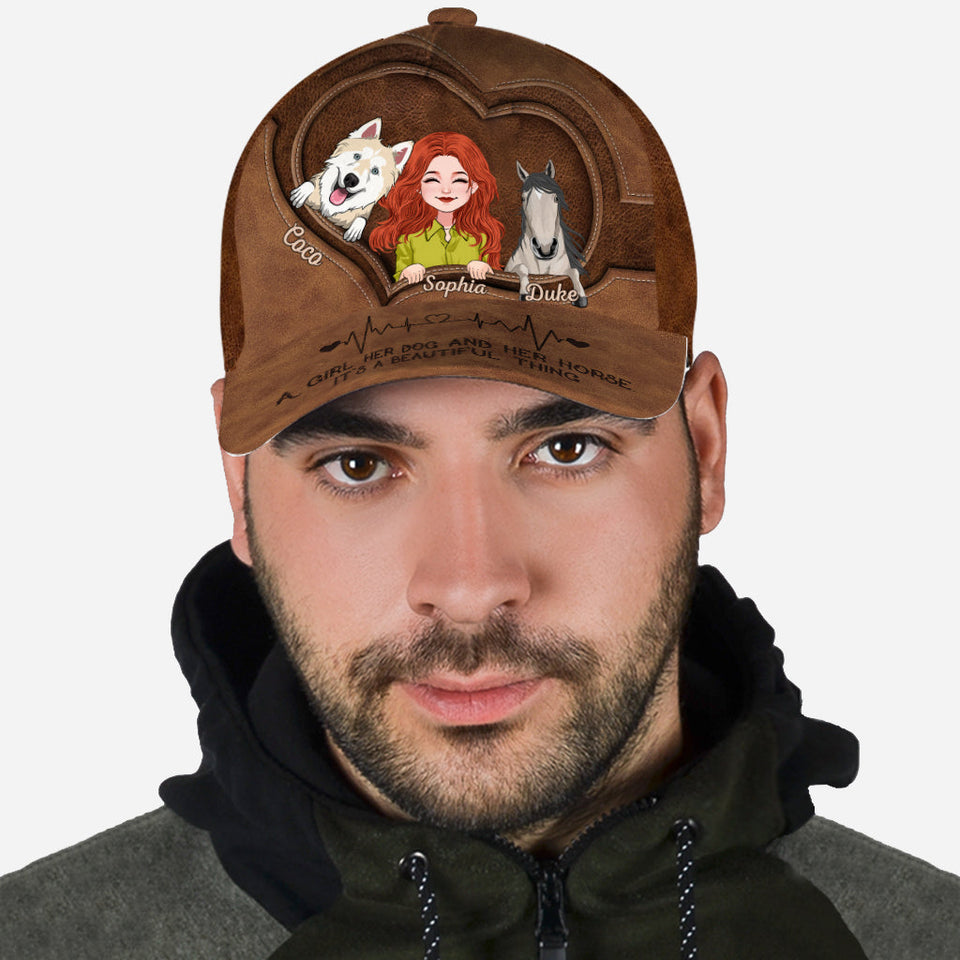 What A Beautiful Thing - Personalized Horse Classic Cap