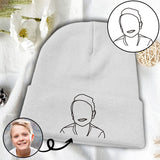 Custom Photo - Personalized Kid Embroidered Beanie