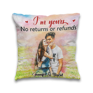 I'm Yours - Personalized Couple Throw Pillow