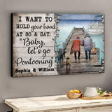 Let's Go Pontooning - Personalized Pontoon Canvas And Poster