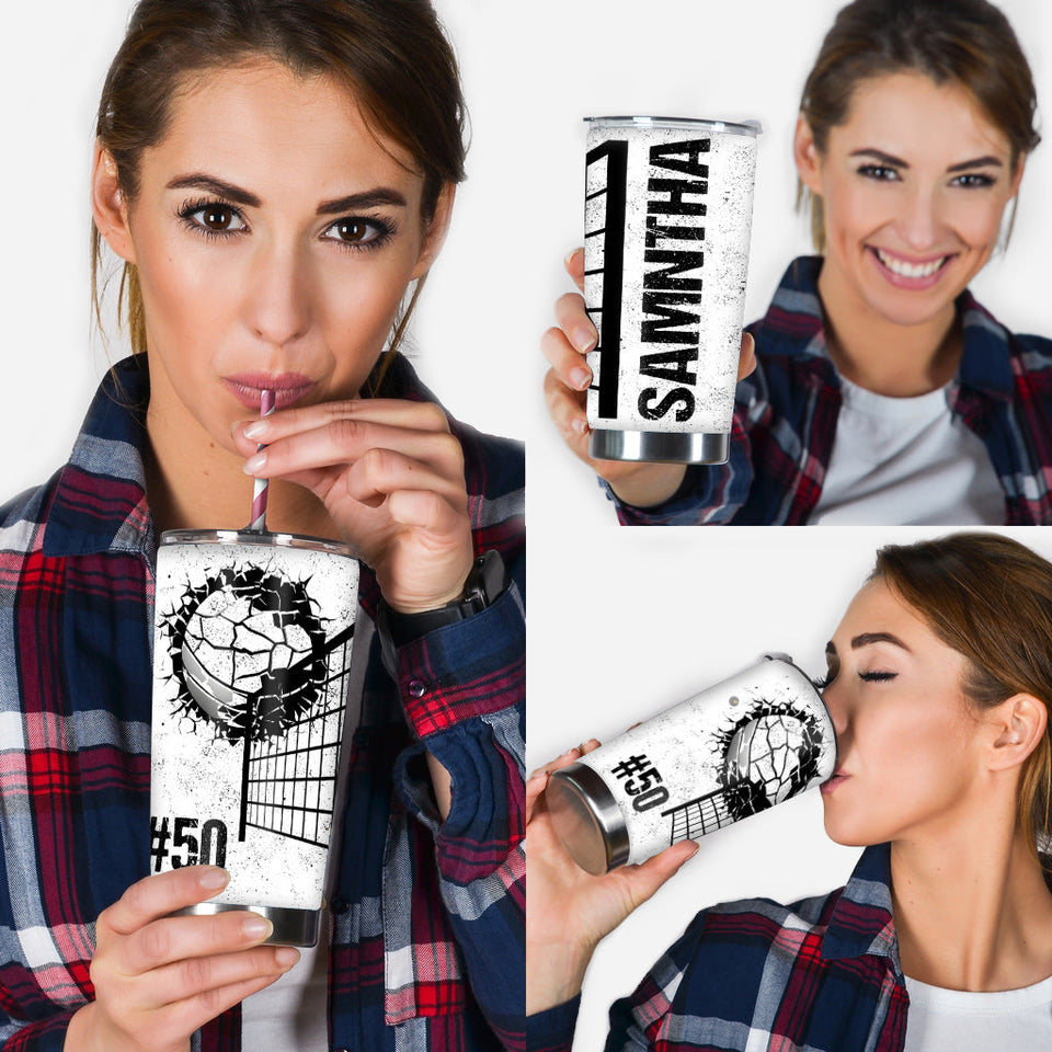 Volleyball Net - Personalized Volleyball Tumbler
