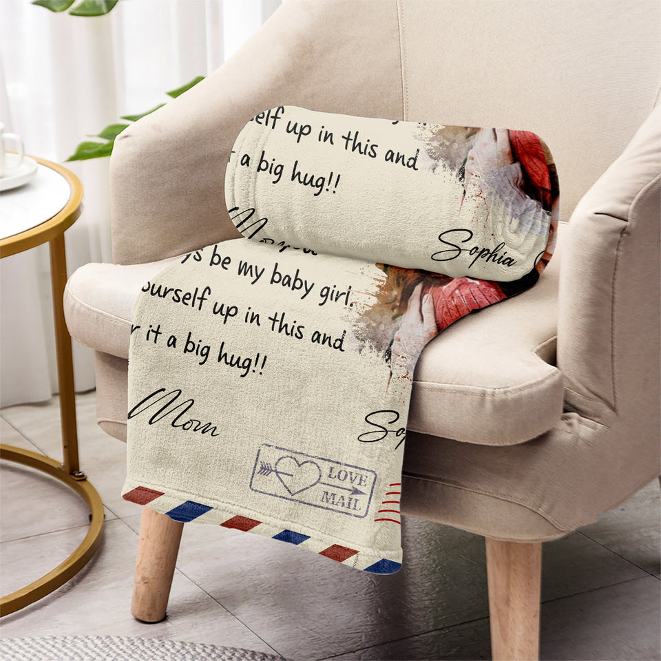 I Am Always With You - Personalized Daughter Blanket