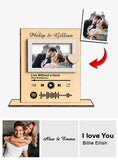 Our Song - Personalized Couple 3 Layered Big Freestanding