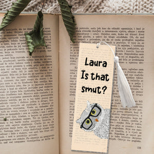 Is That Smut - Personalized Book Bookmark (Printed On Both Sides)