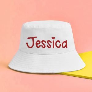 Custom Name - Personalized Bestie Embroidered Bucket Hat