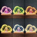 You Are Amazing - Personalized Family Shaped Plaque Light Base
