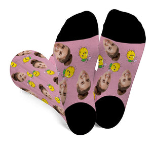 Funny Icon Pattern - Personalized Mother Socks