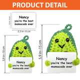 Best Mamacado Ever - Personalized Pregnancy Hand Knitted Figurine