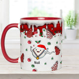 Merry Christmas Dad From Your Swimming Champion - Personalized Father Accent Mug
