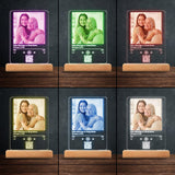 Sentimental Gifts For Bonus Mom - Gift for mom - Personalized Shaped Plaque Light Base
