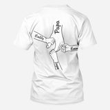 Hand in Hand I Will Always Protect You - Personalized Family All Over Shirt