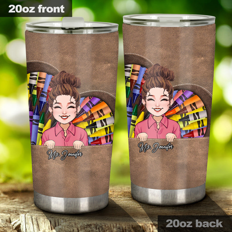 Teach Love Inspire - Personalized Teacher Tumbler