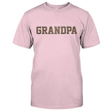 Custom Name - Personalized Grandpa Embroidered T-shirt