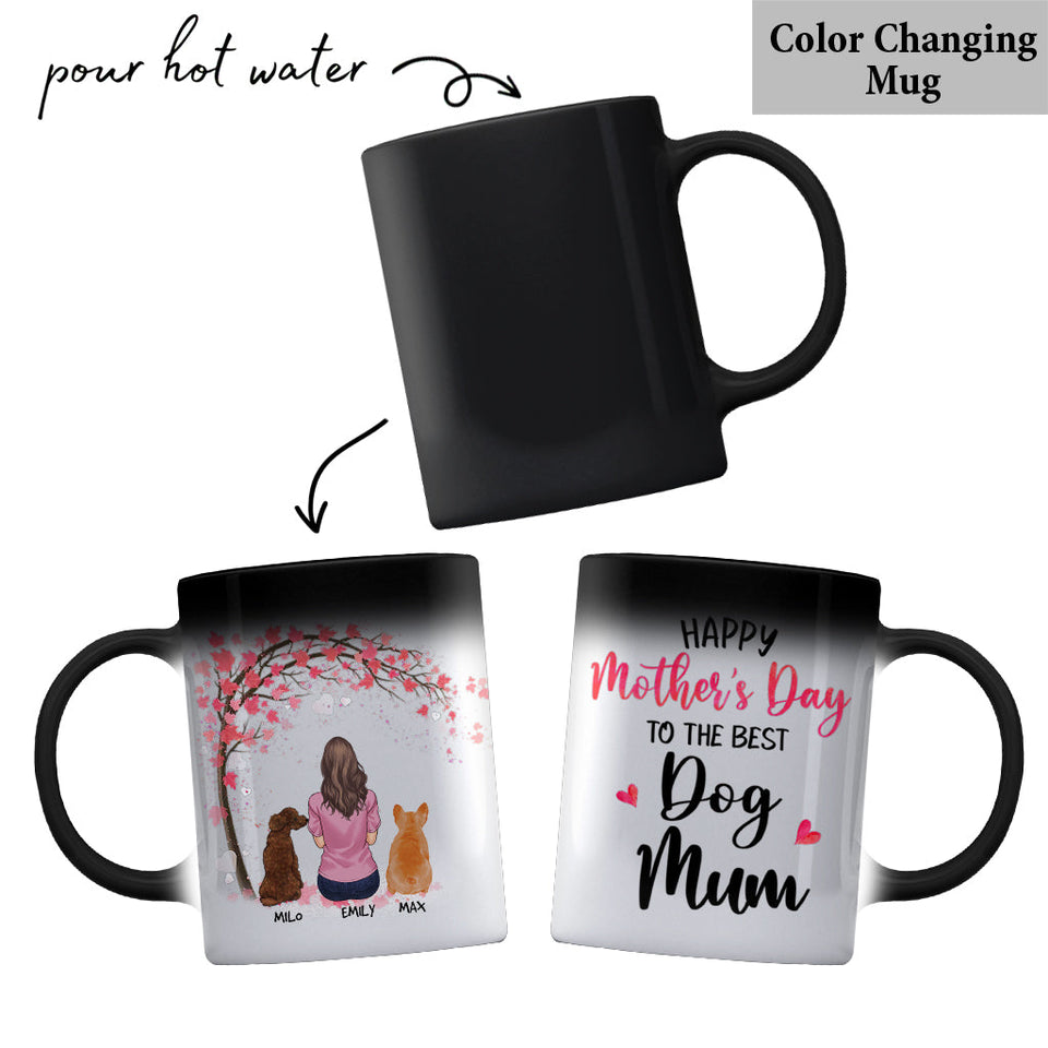 Happy Mother's Day To The Best Mom - Dog gift for who lose dog - Personalized Mug
