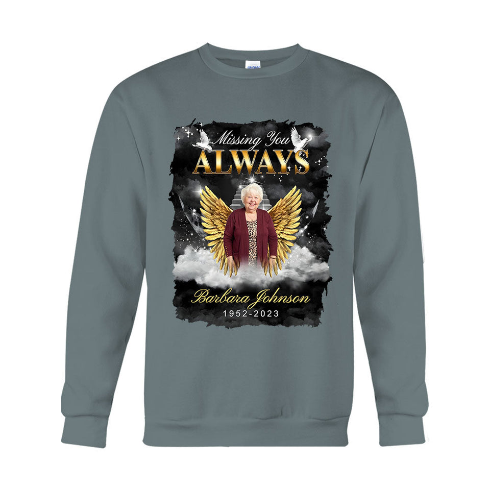 Toujours dans mon cœur - T-shirt et sweat à capuche commémoratifs personnalisés