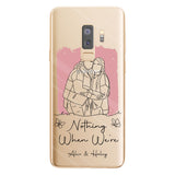 Nothing Makes Sense When We're Apart - Personalized Bestie Clear Phone Case