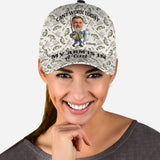 Can't Work Today My Arm Is In A Cast - Personalized Fishing Classic Cap
