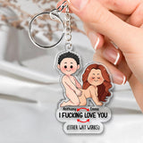 I Love You - Personalized Couple Blanket