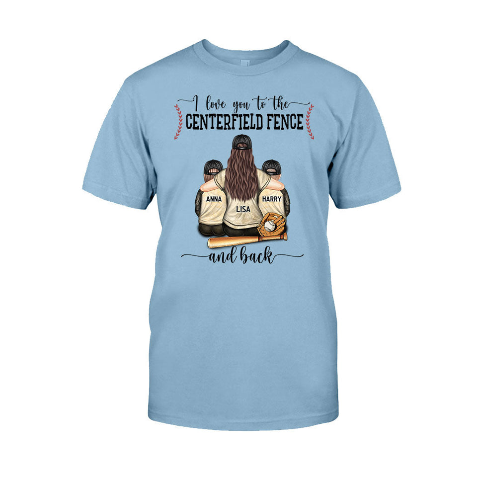 My Heart Is On That Field - Personalized Baseball T-shirt And Hoodie