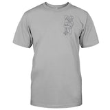 Custom Line Art - Personalized Grandpa Embroidered T-shirt